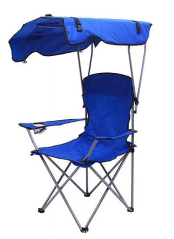 Folding Chair Integrated Sun Canopy Lightweight & Foldable