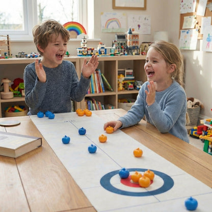 GlideAce™ Mini Curling Set — Ignite Family Rivalries with Every Slide and Laugh