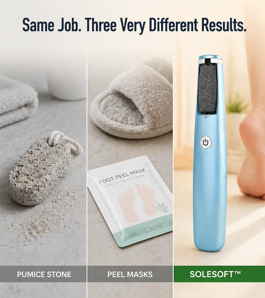 SoleSoft™ — Smooth Cracked Heels in 5 Minutes Without Scraping or Pain