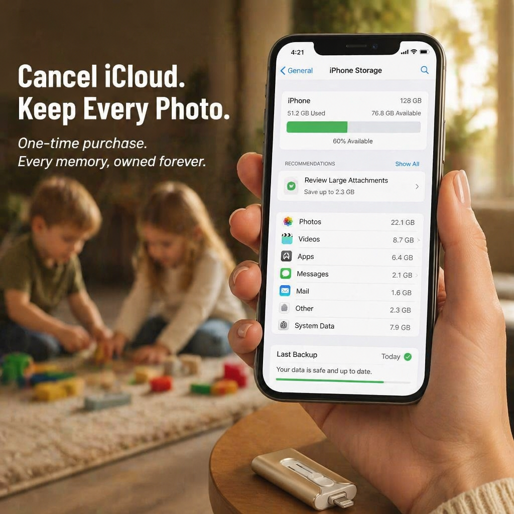 FlashMuse™ — End the 'Storage Full' Nightmare on Every Device You Own