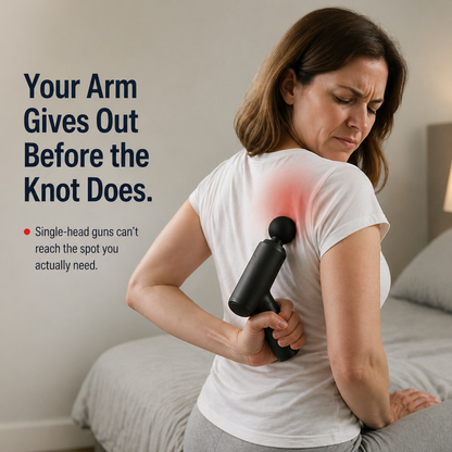 VeloPulse™ — Melt Knots Hands-Free With 12 Vibrating Pressure Points