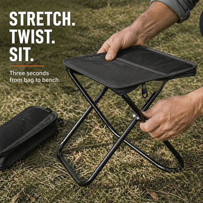 TitanRest™ — Sling Your Stool, Free Your Hands, Sit Anywhere Outdoors