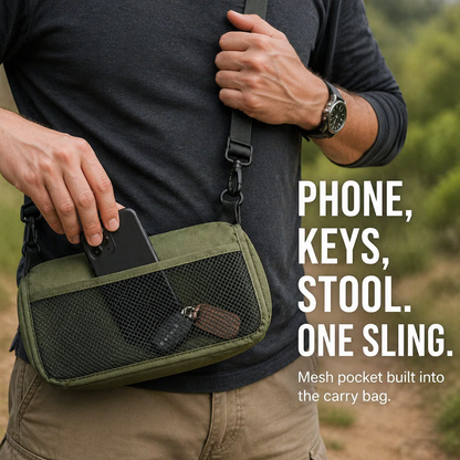 TitanRest™ — Sling Your Stool, Free Your Hands, Sit Anywhere Outdoors
