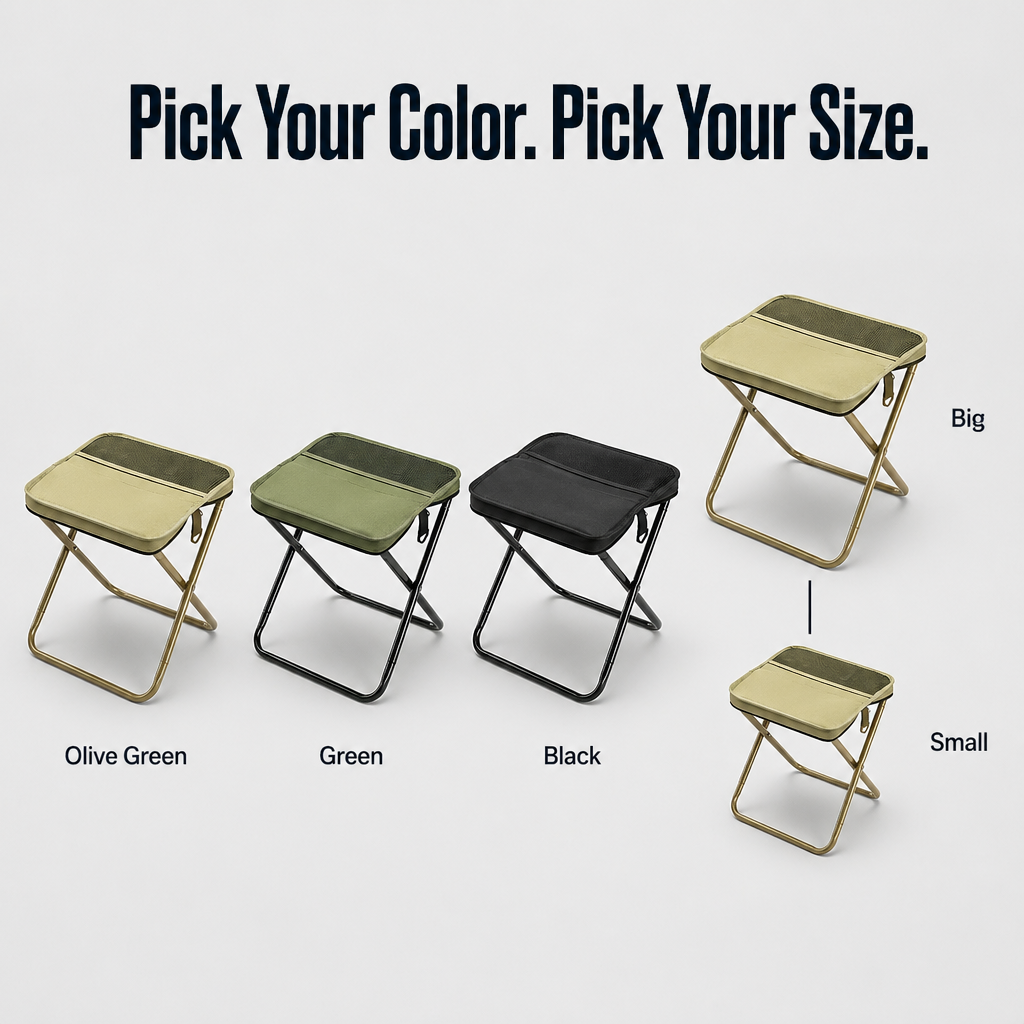 TitanRest™ — Sling Your Stool, Free Your Hands, Sit Anywhere Outdoors