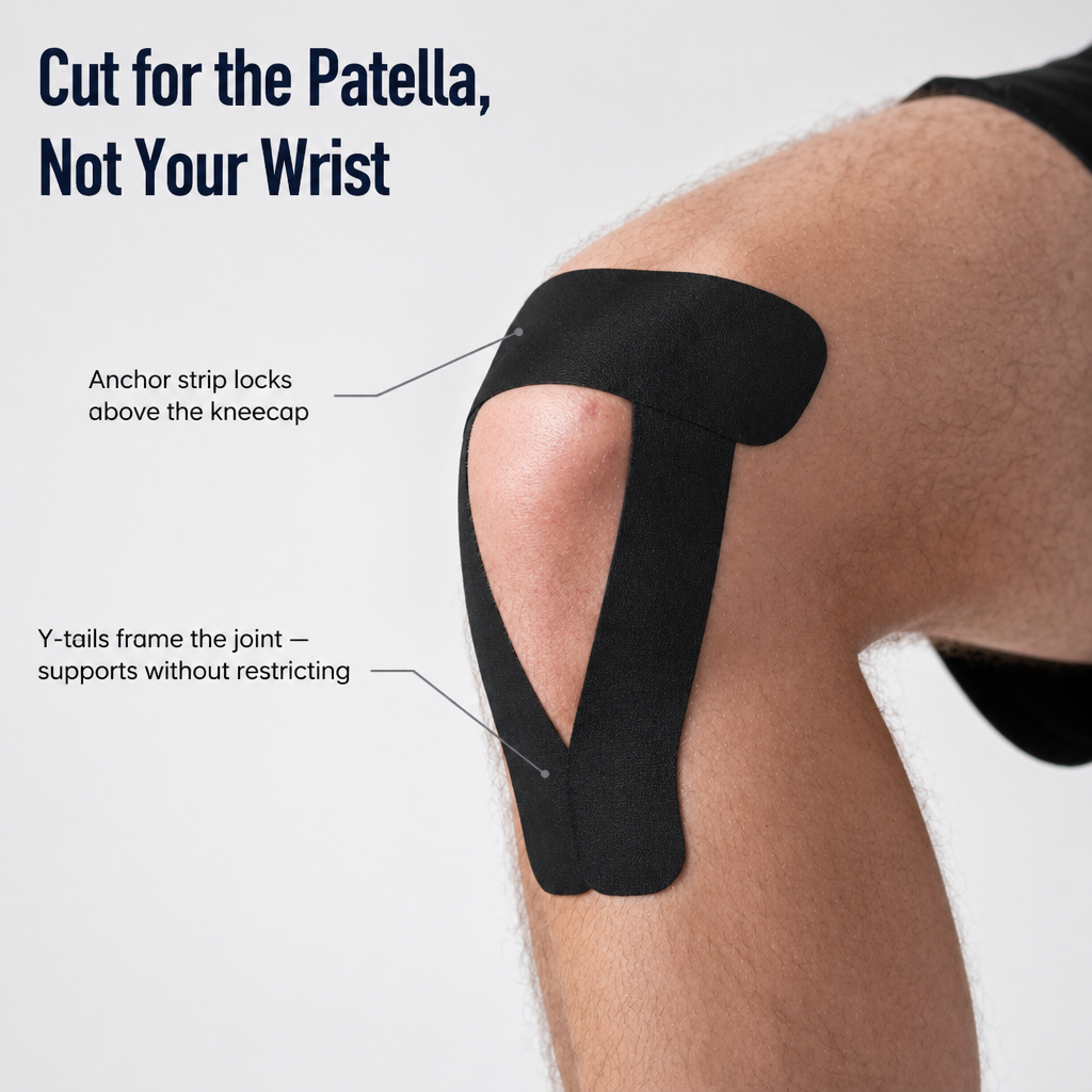 StrideGuard™ — Steady a Sore Knee in 30 Seconds, No Scissors Needed