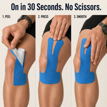 StrideGuard™ — Steady a Sore Knee in 30 Seconds, No Scissors Needed