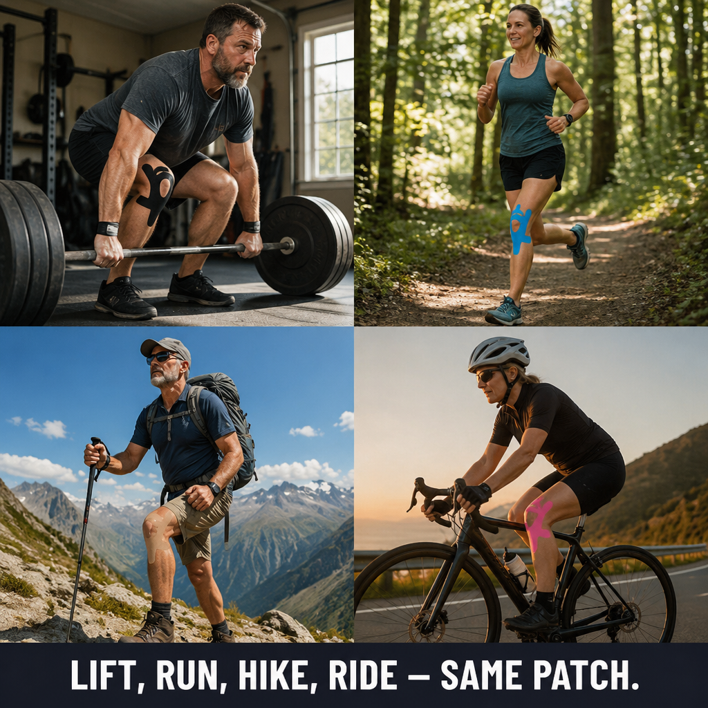 StrideGuard™ — Steady a Sore Knee in 30 Seconds, No Scissors Needed