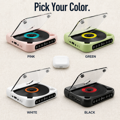 VibeStream™ — Pocket Your CDs, Pair Bluetooth Headphones, Skip the Algorithm
