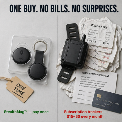 StealthMag™ — Hide It Under Your Ride, Track It Anywhere It Goes