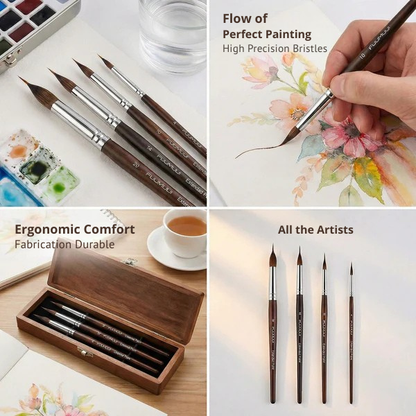VibranceFlow™ Artist Brushes — Unleash Flawless Creativity with Every Stroke