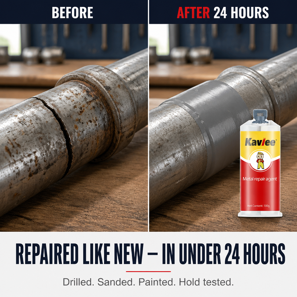 BondForge™ — Repair Cracks, Leaks & Snapped Metal Stronger Than Welded Steel