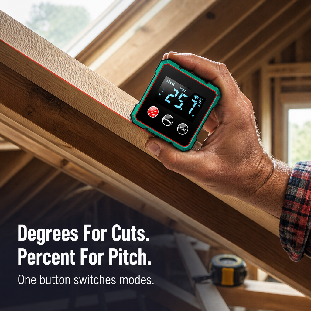 ProEdge™ — Hit Every Miter, Bevel & Slope Dead-On in Seconds