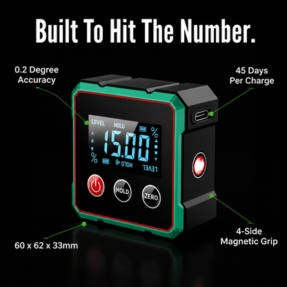 ProEdge™ — Hit Every Miter, Bevel & Slope Dead-On in Seconds