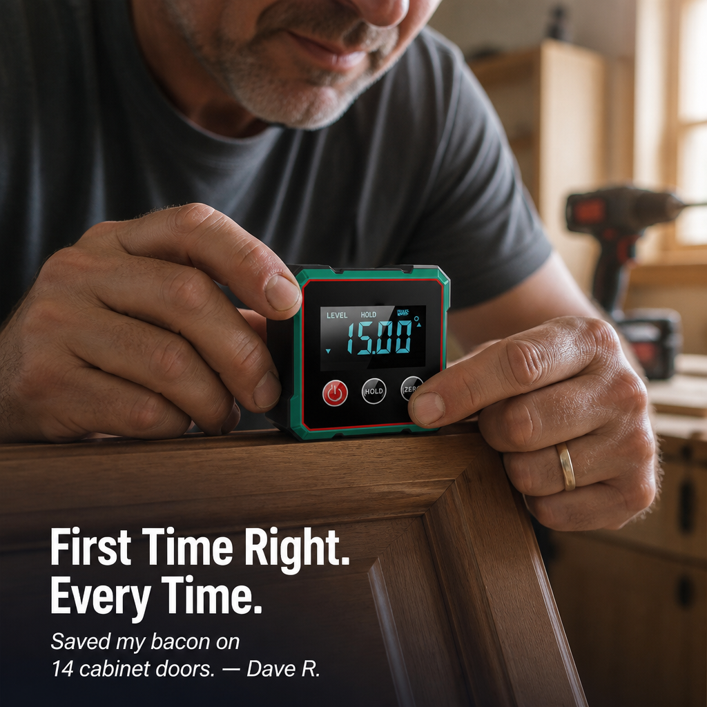 ProEdge™ — Hit Every Miter, Bevel & Slope Dead-On in Seconds