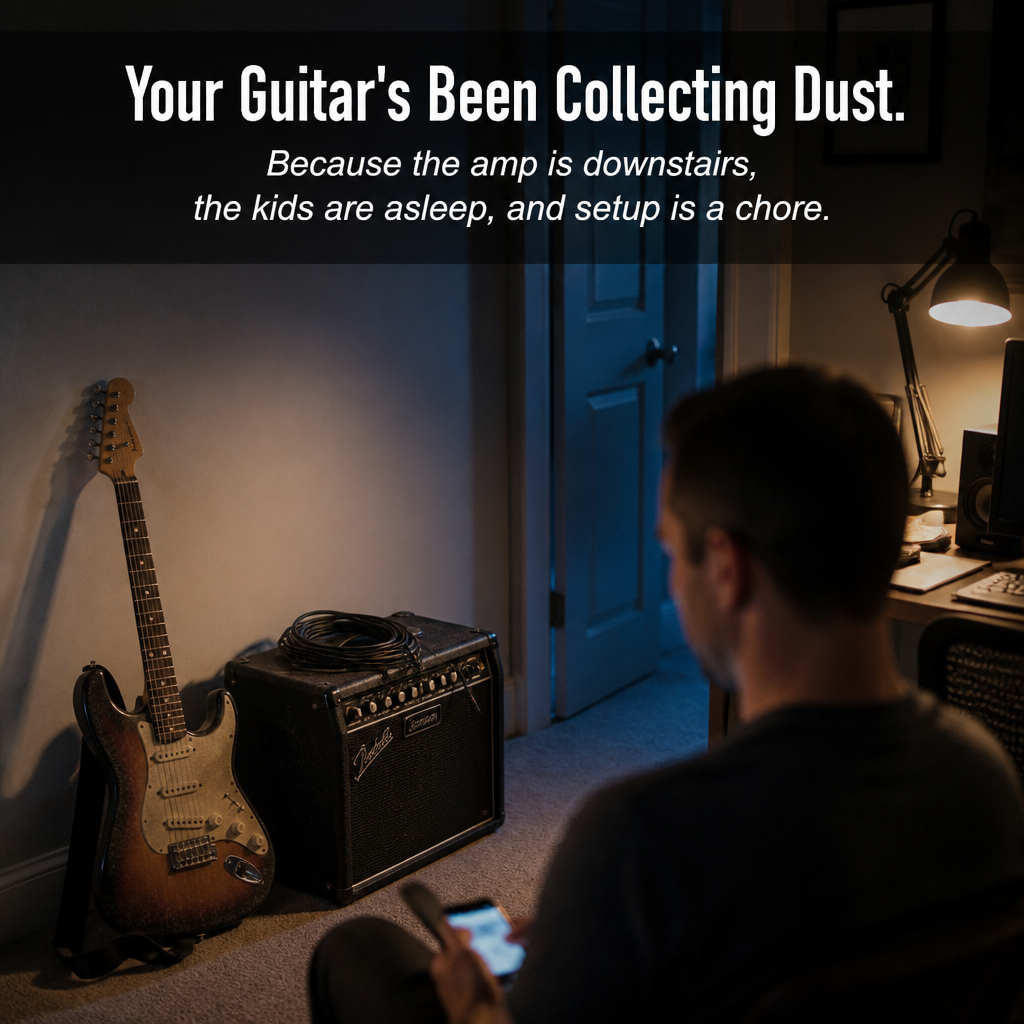PulseAmp™ — Plug In, Play Anywhere, Sound Like a Real Amp