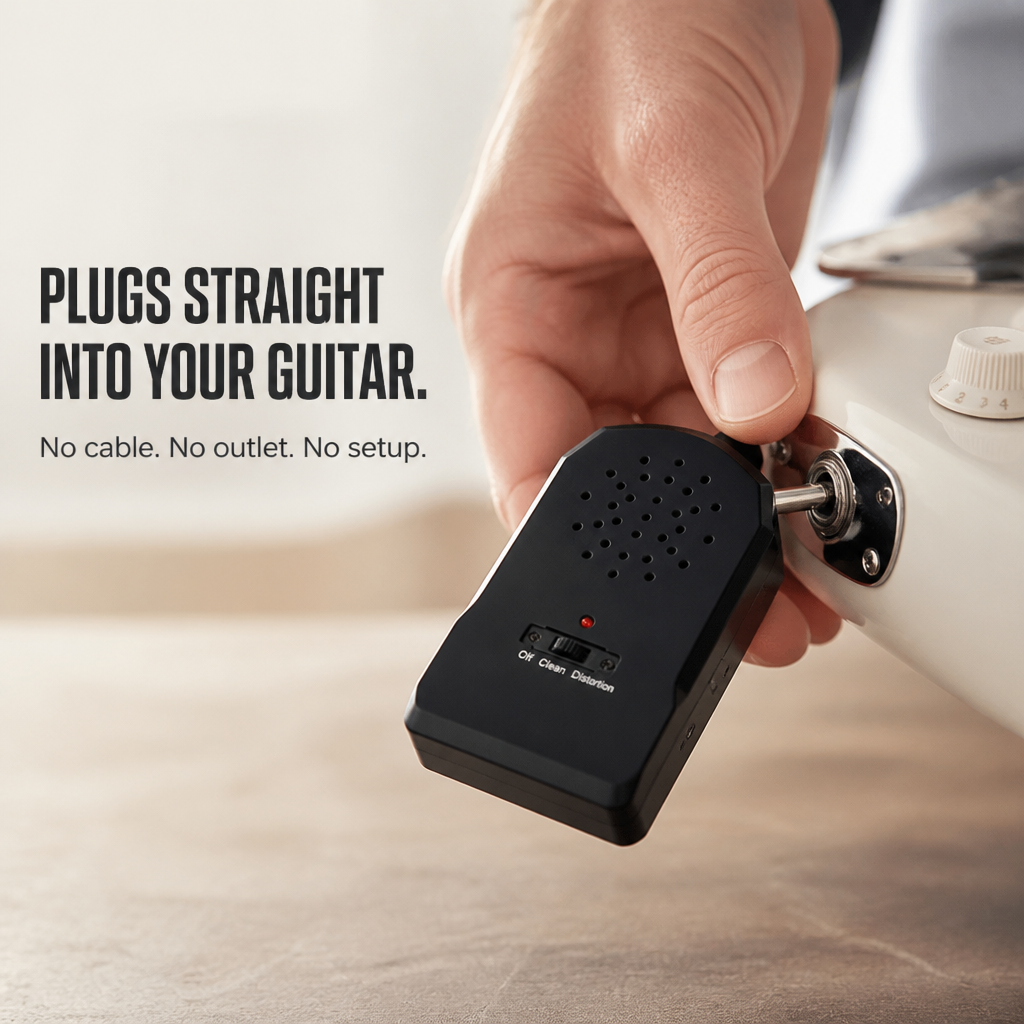 PulseAmp™ — Plug In, Play Anywhere, Sound Like a Real Amp