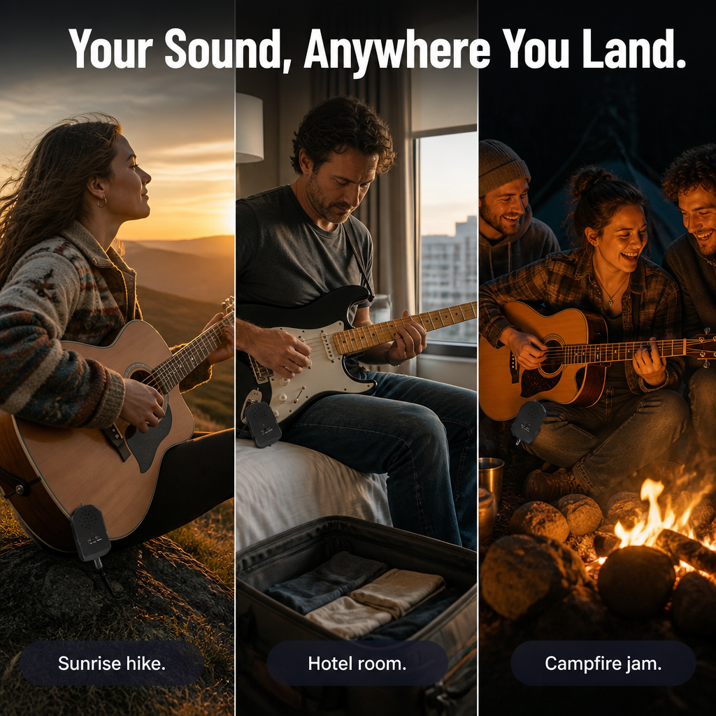 PulseAmp™ — Plug In, Play Anywhere, Sound Like a Real Amp
