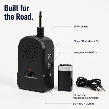 PulseAmp™ — Plug In, Play Anywhere, Sound Like a Real Amp
