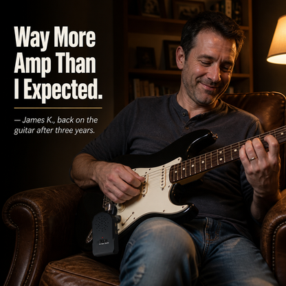 PulseAmp™ — Plug In, Play Anywhere, Sound Like a Real Amp