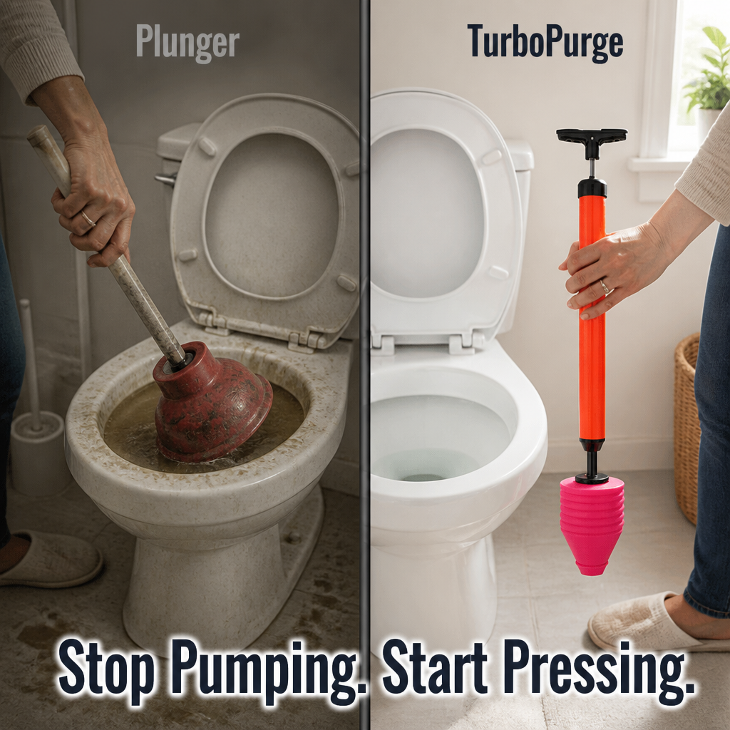 TurboPurge™ — Clear Stubborn Clogs in Seconds Without Calling a Plumber
