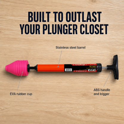 TurboPurge™ — Clear Stubborn Clogs in Seconds Without Calling a Plumber