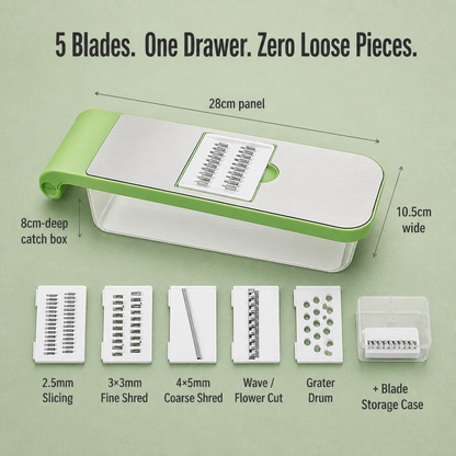 BladeMaster™ — Slice, Shred & Grate Tonight's Veggies in Under 90 Seconds