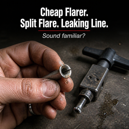 Wellexa™ — Press Leak-Proof 45° Brake Flares Right In Your Driveway