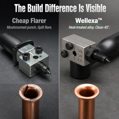 Wellexa™ — Press Leak-Proof 45° Brake Flares Right In Your Driveway