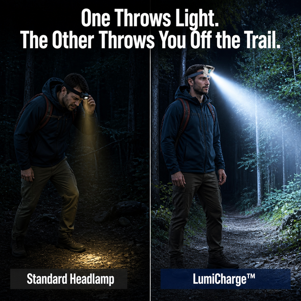 LumiCharge™ — Own Every Shadow with Unstoppable, Hands-Free Brilliance