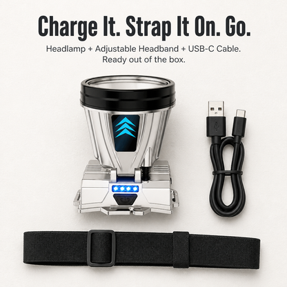 LumiCharge™ — Own Every Shadow with Unstoppable, Hands-Free Brilliance