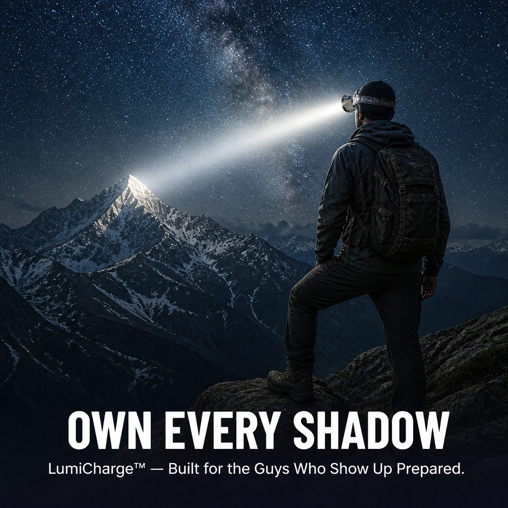 LumiCharge™ — Own Every Shadow with Unstoppable, Hands-Free Brilliance