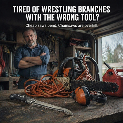 BranchBoss™ — Slice Through 35cm Branches in Cordless, Quiet Seconds