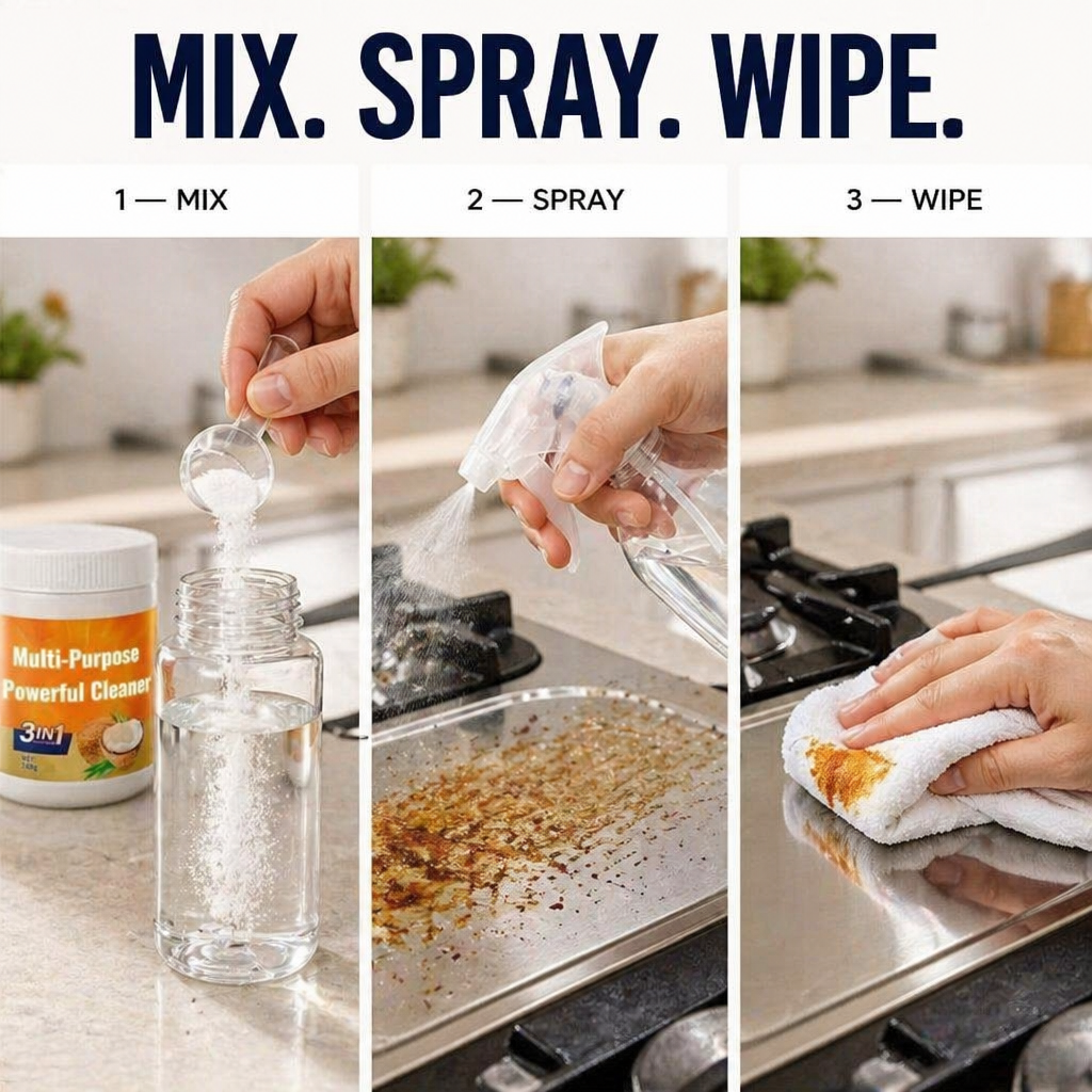 GlossPro™ — Dissolve Baked-On Grease in Minutes Without Scrubbing