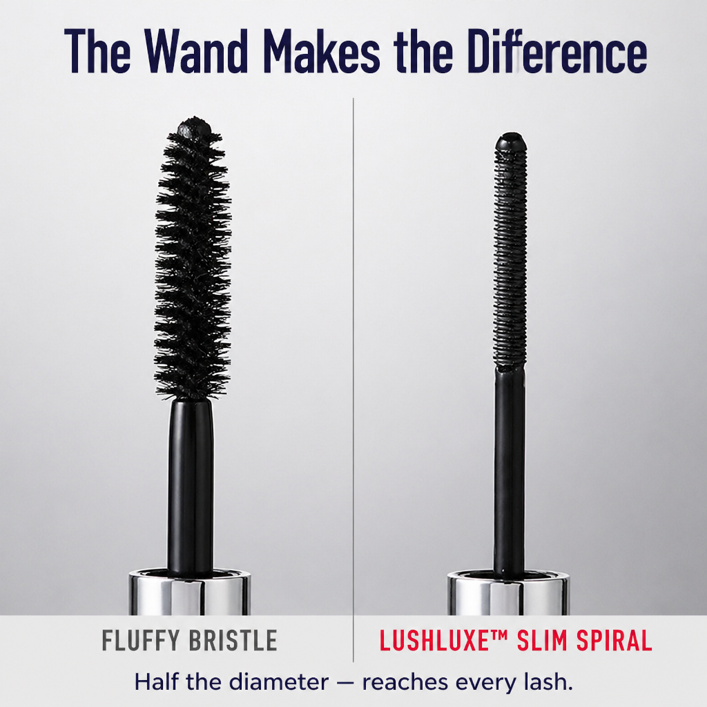 LushLuxe™ — Catch Every Tiny Lash Without the Mid-Day Smudge Halo