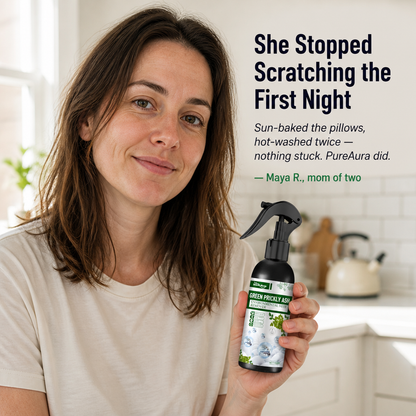 PureAura™ — Spray Away Invisible Mites From Beds, Sofas & Pet Nests in Seconds