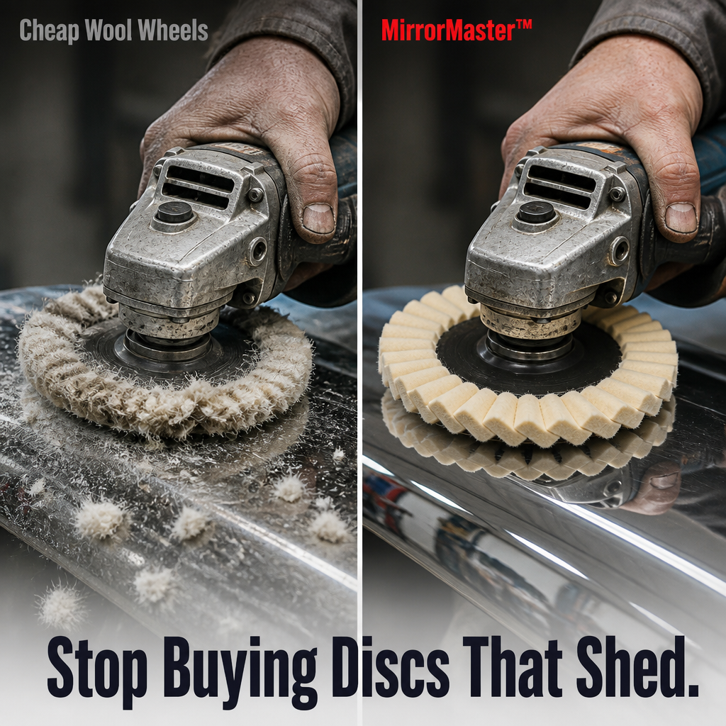 MirrorMaster™ — Strip Rust & Polish Metal to a Mirror Shine in One Pass