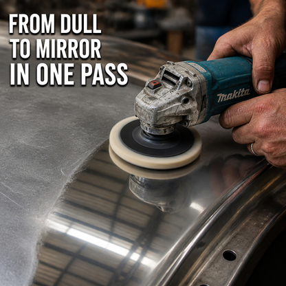 MirrorMaster™ — Strip Rust & Polish Metal to a Mirror Shine in One Pass