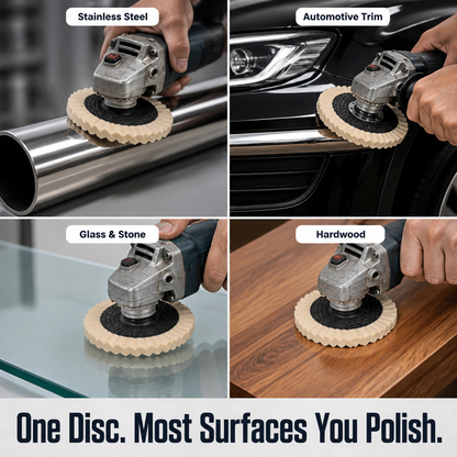 MirrorMaster™ — Strip Rust & Polish Metal to a Mirror Shine in One Pass