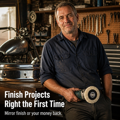 MirrorMaster™ — Strip Rust & Polish Metal to a Mirror Shine in One Pass