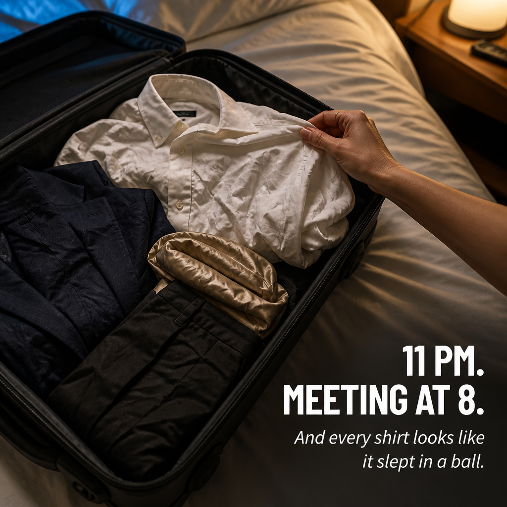 VeroSteam™ — Heat in 5 Seconds, Steam Through Silk, Pack in Your Carry-On