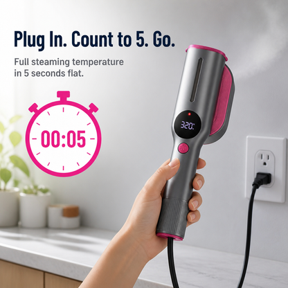 VeroSteam™ — Heat in 5 Seconds, Steam Through Silk, Pack in Your Carry-On