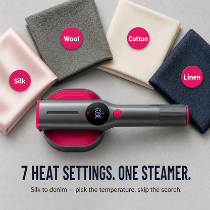 VeroSteam™ — Heat in 5 Seconds, Steam Through Silk, Pack in Your Carry-On