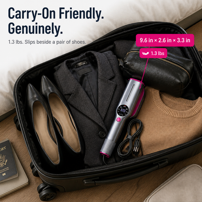 VeroSteam™ — Heat in 5 Seconds, Steam Through Silk, Pack in Your Carry-On