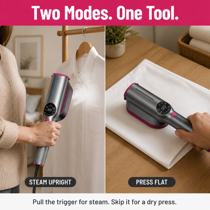 VeroSteam™ — Heat in 5 Seconds, Steam Through Silk, Pack in Your Carry-On