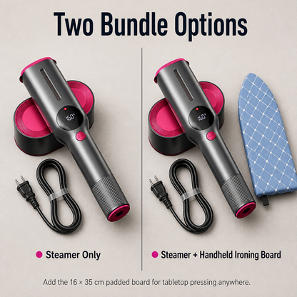 VeroSteam™ — Heat in 5 Seconds, Steam Through Silk, Pack in Your Carry-On
