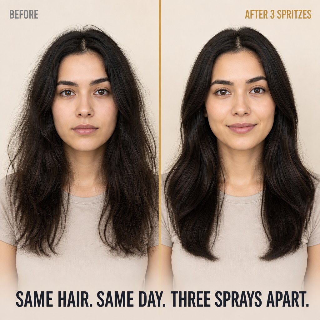 BotaniqueMist™ — Spray Frizz Smooth In Seconds Without the Greasy Drag