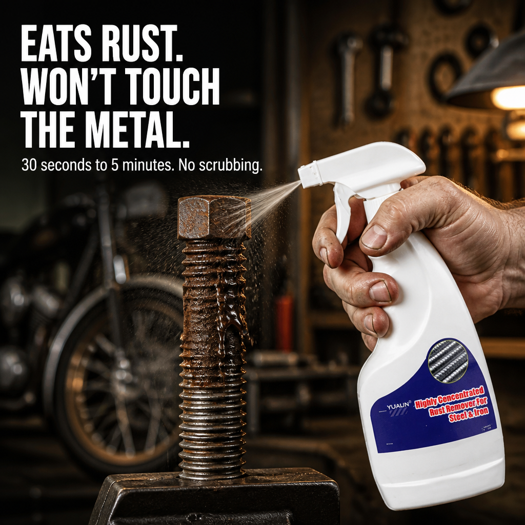 EternaRust™ — Erase Rust Fast and Reveal Brilliant, Like-New Metal Every Time
