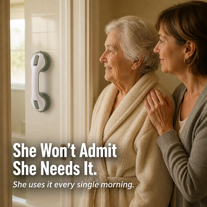 SafeGrip™ — Lock In Solid Bathroom Safety in 30 Seconds, No Drill Required