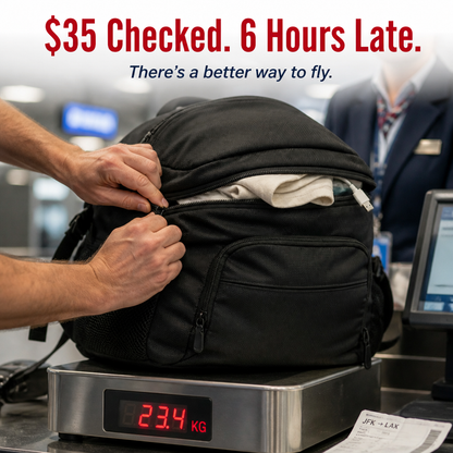 Voygrace™ Expandable Travel Backpack — Carry 3 Days of Travel Without Ever Checking a Bag