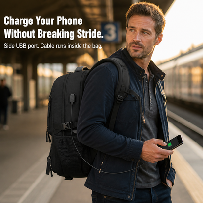 Voygrace™ Expandable Travel Backpack — Carry 3 Days of Travel Without Ever Checking a Bag